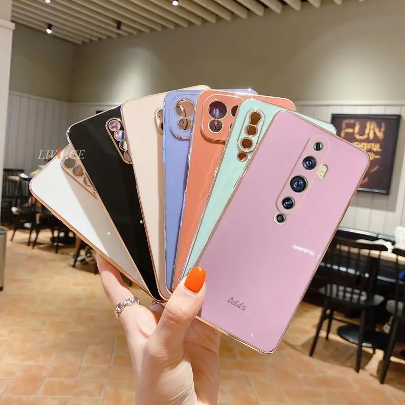 Square Plating Silicone Phone Case For Oppo Reno2 z 2z 2 Reno 3 4 5 6 Pro Plus 4 se Find X3 K9 R11s R11 Luxury Mirror Back Cover
Square Plating Silicone Phone Case For Oppo Reno2 z 2z 2 Reno 3 4 5 6 Pro Plus 4 se Find X3 K9 R11s R11 Luxury Mirror Back Cover