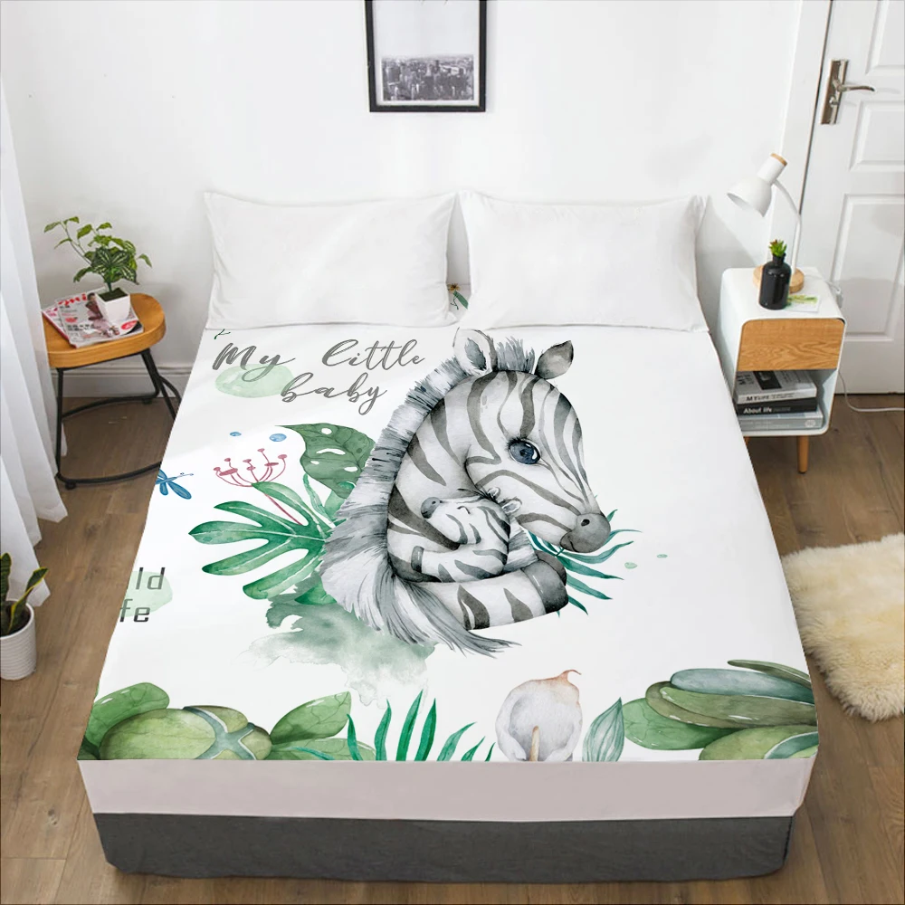 Cartoon Children's Elastic fitted sheet bed sheet With An Elastic Band 160x200 Mattress Cover Bed cover for kids baby zebra
Cartoon Children's Elastic fitted sheet bed sheet With An Elastic Band 160x200 Mattress Cover Bed cover for kids baby zebra