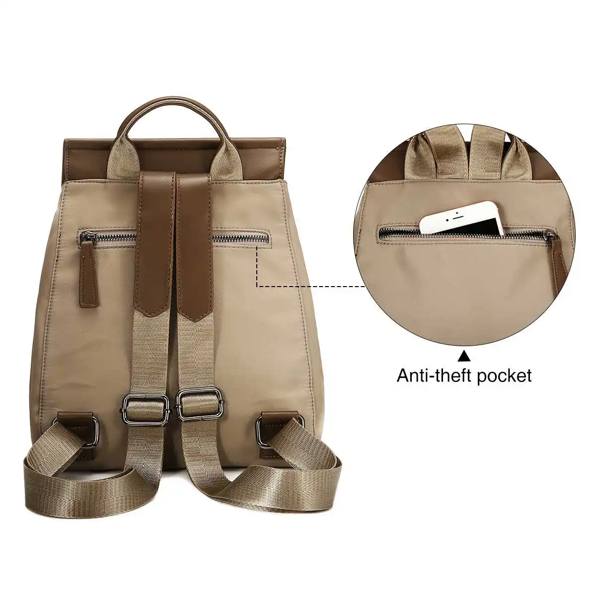 Anti-theft Women Backpack Ladies Large Capacity Backpack High Quality Bagpack Waterproof Leather Oxford Women Backpack sac a dos
Anti-theft Women Backpack Ladies Large Capacity Backpack High Quality Bagpack Waterproof Leather Oxford Women Backpack sac a dos
