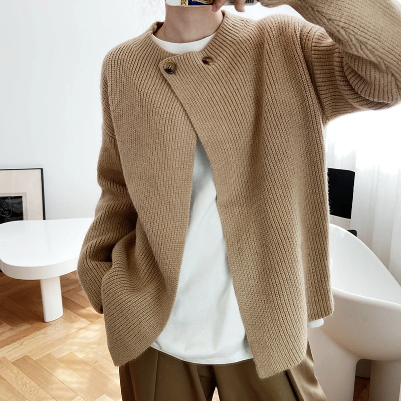 LMQ NEW Winter Women's All-Match Irregular Buttons Sweater Knitted Cardigans Chic Solid Color Tops Fashionable Korean Knitwears
LMQ NEW Winter Women's All-Match Irregular Buttons Sweater Knitted Cardigans Chic Solid Color Tops Fashionable Korean Knitwears