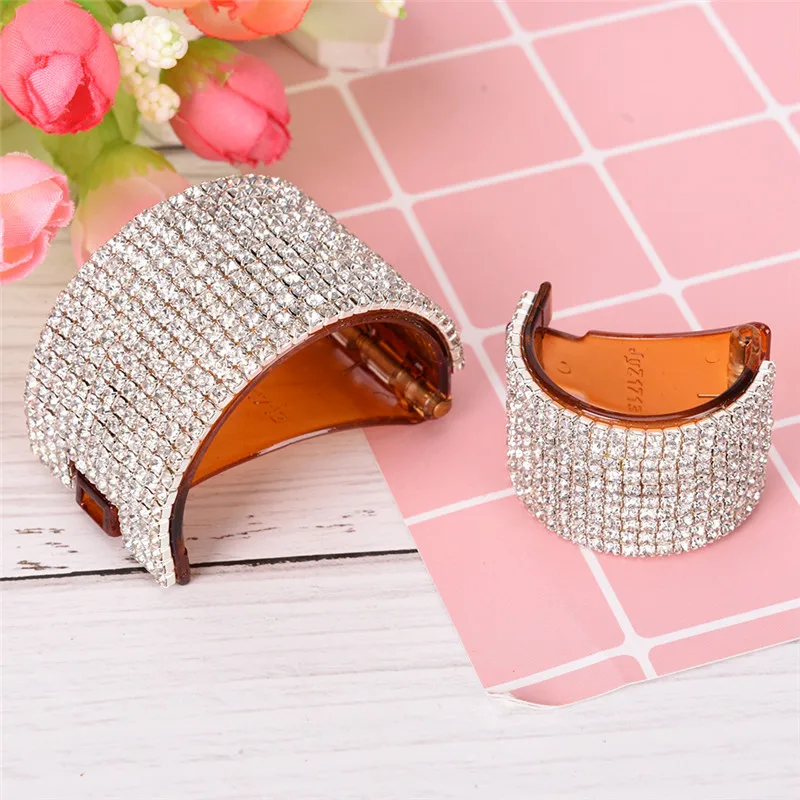 1Pc Acrylic Hairpin Crystals Hair Claws Ponytail Round Jaw Clips Girls Hair Grip Clamp Crab Girls Women Hair Accessories
1Pc Acrylic Hairpin Crystals Hair Claws Ponytail Round Jaw Clips Girls Hair Grip Clamp Crab Girls Women Hair Accessories
