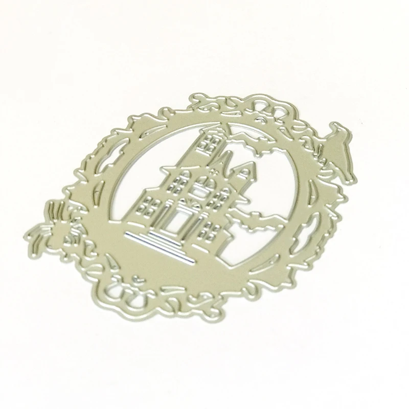 7.3*9.3cm Spooky Manor castle Dies Happy Halloween Metal Cutting Dies New Scrapbooking frame Die Cut for DIY Paper Cards making
7.3*9.3cm Spooky Manor castle Dies Happy Halloween Metal Cutting Dies New Scrapbooking frame Die Cut for DIY Paper Cards making