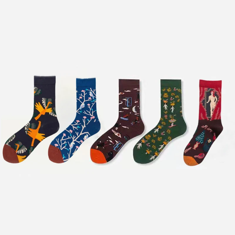 Spring And Autumn European And American Stockings Women's ashion Street Creative Abstract Retro Couple Stockings
Spring And Autumn European And American Stockings Women's ashion Street Creative Abstract Retro Couple Stockings