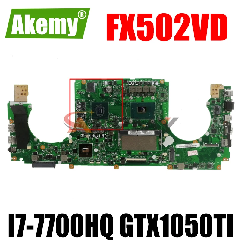 Akemy FX502VD материнская плата для ноутбука ASUS FX502VE FX502V GL502VM GL502V оригинальная материнская плата I7-7700HQ GTX1050TI
Akemy FX502VD материнская плата для ноутбука ASUS FX502VE FX502V GL502VM GL502V оригинальная материнская плата I7-7700HQ GTX1050TI