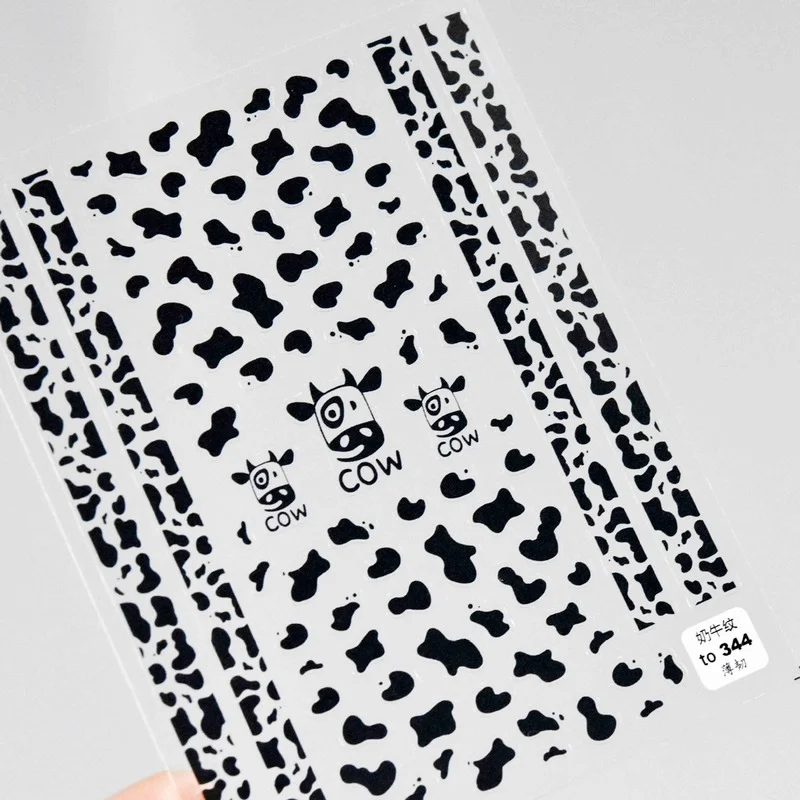 Cow Stripe Print 5D Nails Sticker Black White Mix Spots Animal Designer Nail Slider for Nails Manicure DIY Nail Art Decor 2021
Cow Stripe Print 5D Nails Sticker Black White Mix Spots Animal Designer Nail Slider for Nails Manicure DIY Nail Art Decor 2021