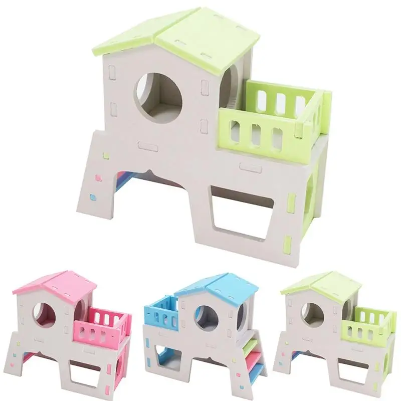 1pc Hamster Hideout House Double Layer Funny Hamster House Toy Small Animal House Toy For Samll Pet Supplies
1pc Hamster Hideout House Double Layer Funny Hamster House Toy Small Animal House Toy For Samll Pet Supplies