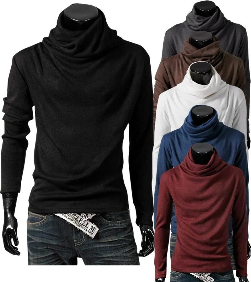 2021 new fashion men's hot style fashion pile collar design casual long-sleeved T-shirt men oversized t shirt
2021 new fashion men's hot style fashion pile collar design casual long-sleeved T-shirt men oversized t shirt