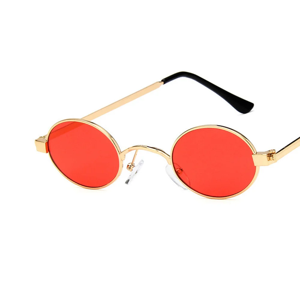 Vintage Small Oval Sunglasses Women Men Brand Designer Black Red Metal Frame Eyeglasses Punk Style Lunette De Soleil Femme UV400
Vintage Small Oval Sunglasses Women Men Brand Designer Black Red Metal Frame Eyeglasses Punk Style Lunette De Soleil Femme UV400