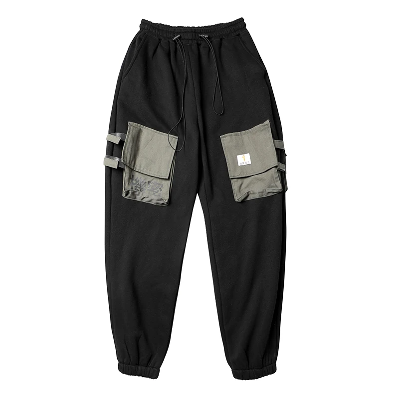 

Брюки-карго Techwear мужские тактические, функциональные штаны в стиле хип-хоп, уличная одежда в стиле пэчворк, Джоггеры в стиле Харадзюку, повс...
