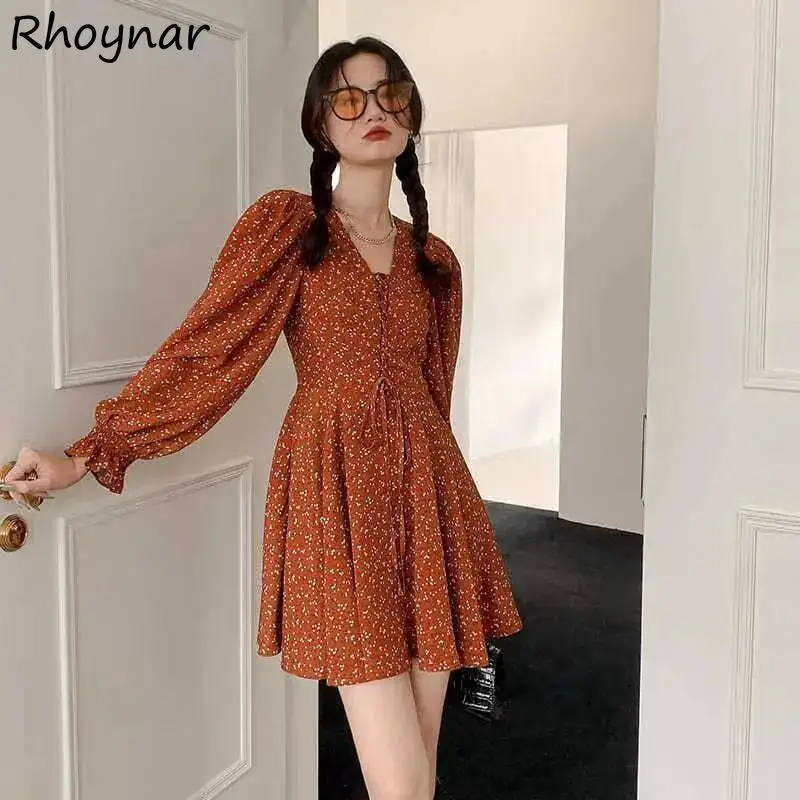 Dress Women Elegant Fashion Autumn Mini Long Sleeve Vintage Korean Style V-neck Breathable Back Draw Party Vestido Cozy Casual
Dress Women Elegant Fashion Autumn Mini Long Sleeve Vintage Korean Style V-neck Breathable Back Draw Party Vestido Cozy Casual