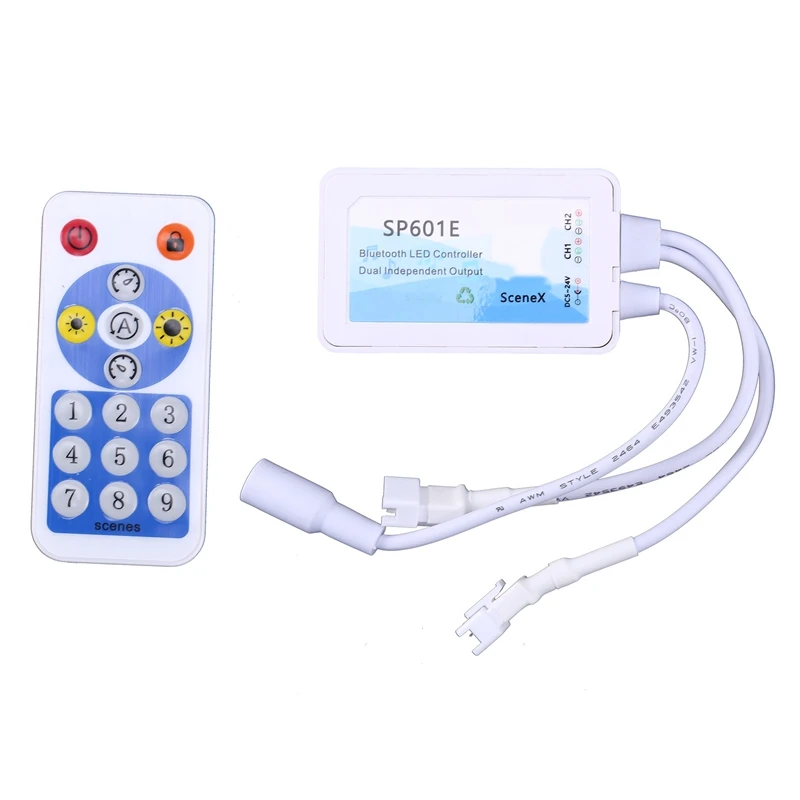 SP601E LED Music Controller Bluetooth Music Controller Symphony LED Music Bluetooth Sound Control
SP601E LED Music Controller Bluetooth Music Controller Symphony LED Music Bluetooth Sound Control