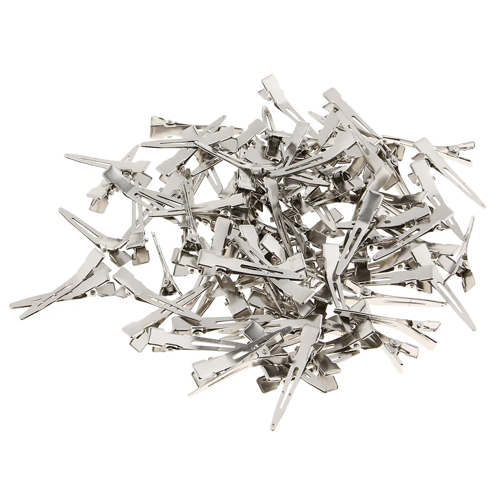 100pcs Alligator Duck Bill Clip Hair Styling Single Prong Clips Beauty Tools Hair Section Dividing Hair Styling Clamp
100pcs Alligator Duck Bill Clip Hair Styling Single Prong Clips Beauty Tools Hair Section Dividing Hair Styling Clamp