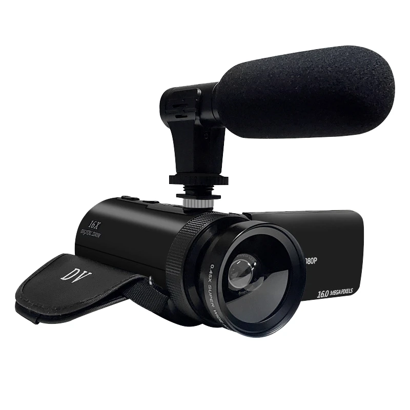 Digital Camera Professional with Lens Microphone 1080P HD 16 Million Pixel Handheld DV Camcorder Shoot Digital Camera
Digital Camera Professional with Lens Microphone 1080P HD 16 Million Pixel Handheld DV Camcorder Shoot Digital Camera