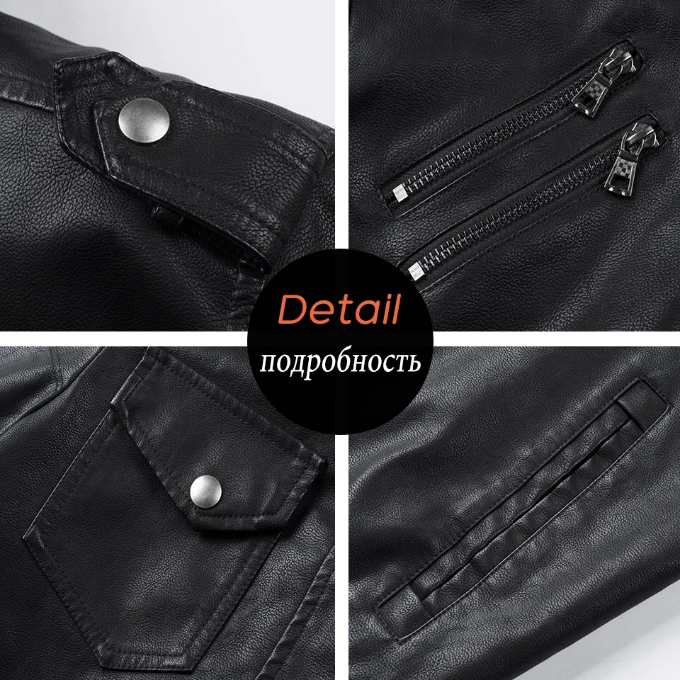 Men 2021 Spring Casual Motor Hooded PU Leather Jackets Coat Men Autumn Outwear Fashion Punk Style Hat Leather Jacket Men
Men 2021 Spring Casual Motor Hooded PU Leather Jackets Coat Men Autumn Outwear Fashion Punk Style Hat Leather Jacket Men
