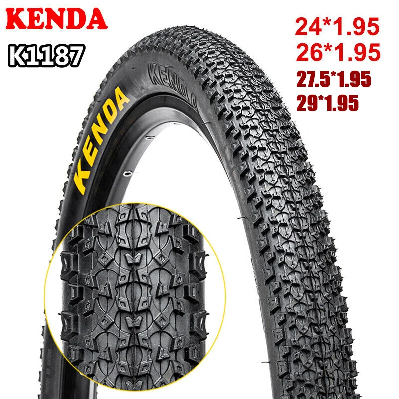 KENDA Mountain Bike Tire 26 24 27.5*1.95 mtb Tyre K1187 65PSI Tyres Non-slip Wearable Ultralight MTB Tires 29*1.95 Cycling Parts 
KENDA Mountain Bike Tire 26 24 27.5*1.95 mtb Tyre K1187 65PSI Tyres Non-slip Wearable Ultralight MTB Tires 29*1.95 Cycling Parts