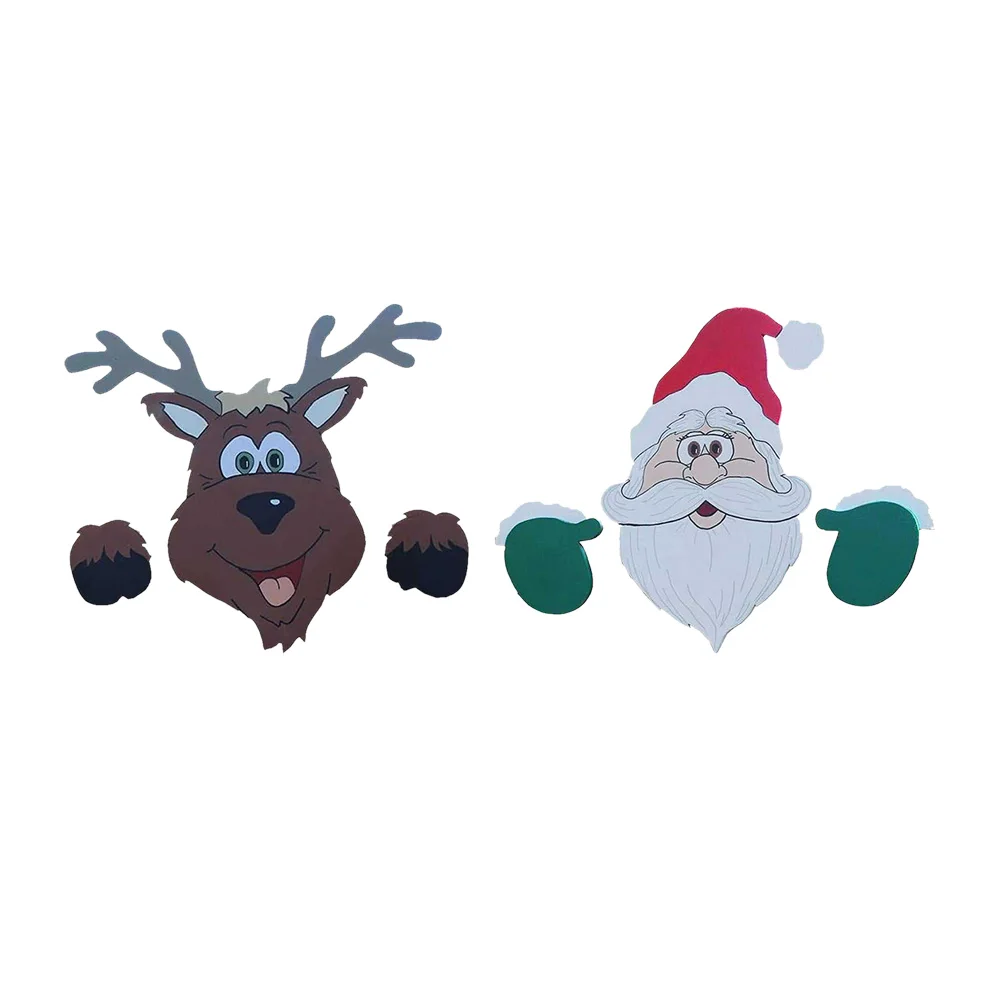 Santa Claus Elk Fence Peeker Christmas Decoration Outdoor Festivity Ornament Holiday Party Garden Decor Supplies
Santa Claus Elk Fence Peeker Christmas Decoration Outdoor Festivity Ornament Holiday Party Garden Decor Supplies