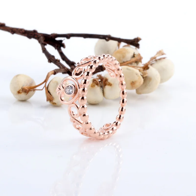 100% 925 Sterling Silver Pan Ring New Classic Rose Gold Vintage Crown Ring For Women Wedding Party Gift Fashion Jewelry
100% 925 Sterling Silver Pan Ring New Classic Rose Gold Vintage Crown Ring For Women Wedding Party Gift Fashion Jewelry