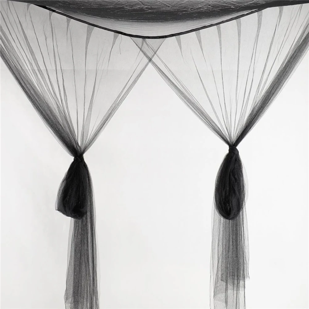 Home Luxury Mosquito Net Black White For Double Four Corner Bed Post Bed Canopy Mosquito Net Full Queen King Size Bedding
Home Luxury Mosquito Net Black White For Double Four Corner Bed Post Bed Canopy Mosquito Net Full Queen King Size Bedding