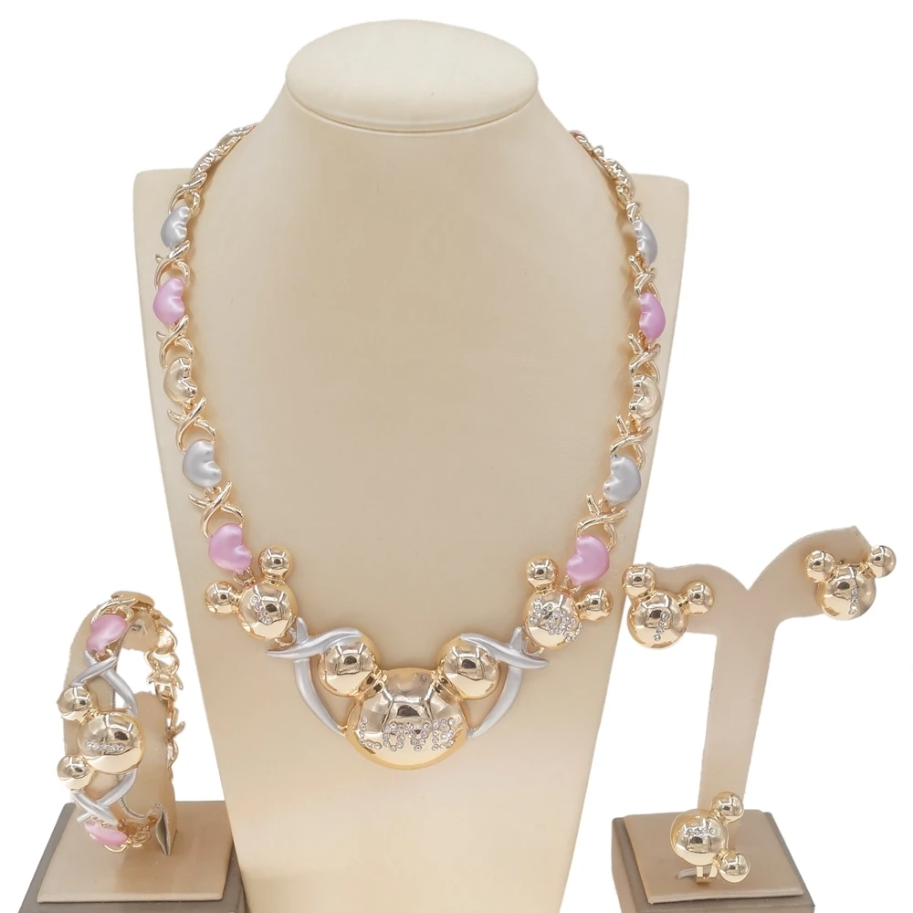 Newest Nigerian Wedding Gold Color African Jewelry Sets For Women Party Trendy Dubai Jewelry Sets Wedding Accessories
Newest Nigerian Wedding Gold Color African Jewelry Sets For Women Party Trendy Dubai Jewelry Sets Wedding Accessories