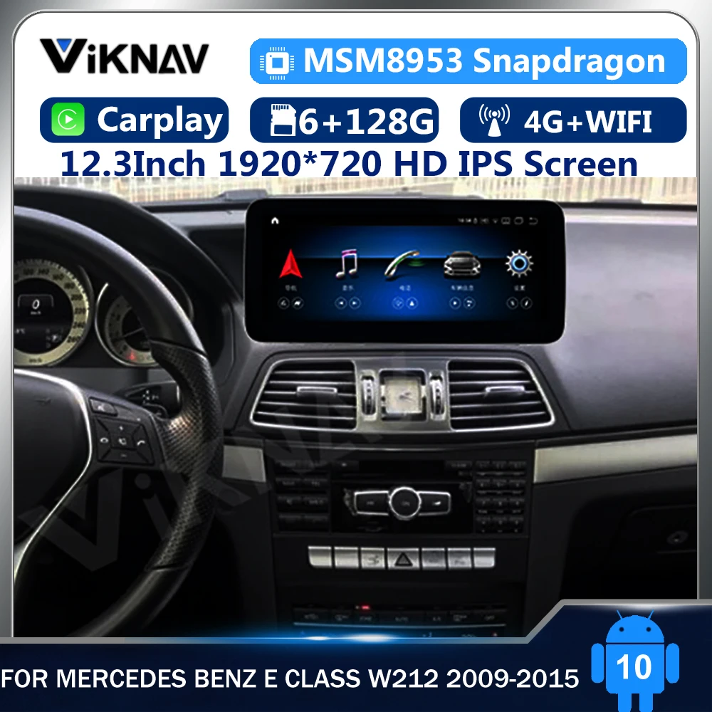 12.3inch android 10 Eight Core Car GPS Navigation for Mercedes benz E Class W212 2009-2015 DVD multimedia radio Player
12.3inch android 10 Eight Core Car GPS Navigation for Mercedes benz E Class W212 2009-2015 DVD multimedia radio Player