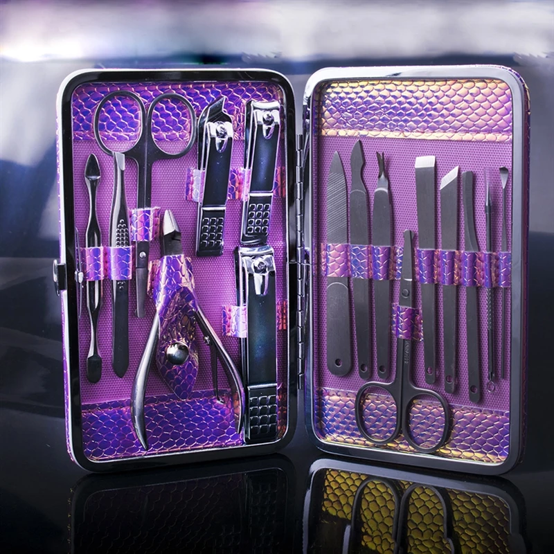 Fashion Professional 16 Pcs Nail Clippers Set Scissors Tweezer Knife Manicure Cutter Nail Art Pedicure Manicure Tools
Fashion Professional 16 Pcs Nail Clippers Set Scissors Tweezer Knife Manicure Cutter Nail Art Pedicure Manicure Tools