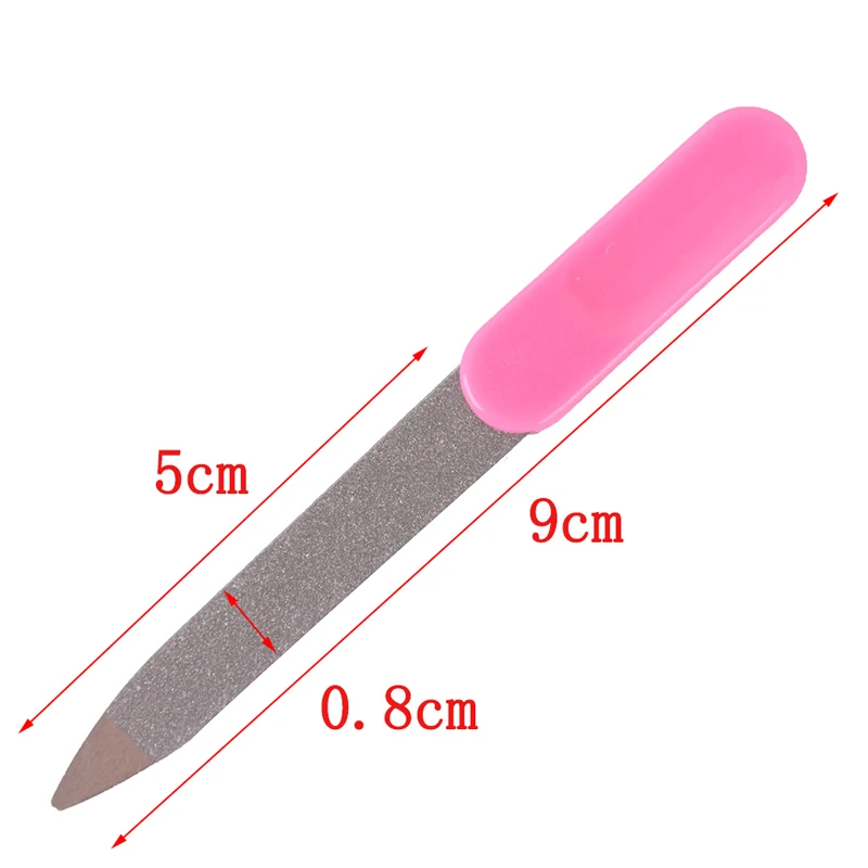 5PCSNail Files Plastic Handle Metal Double Sided Nail Files Pro Nail File DIY Manicure Pedicure Tool Nail Art Buffer File RANDOM
5PCSNail Files Plastic Handle Metal Double Sided Nail Files Pro Nail File DIY Manicure Pedicure Tool Nail Art Buffer File RANDOM
