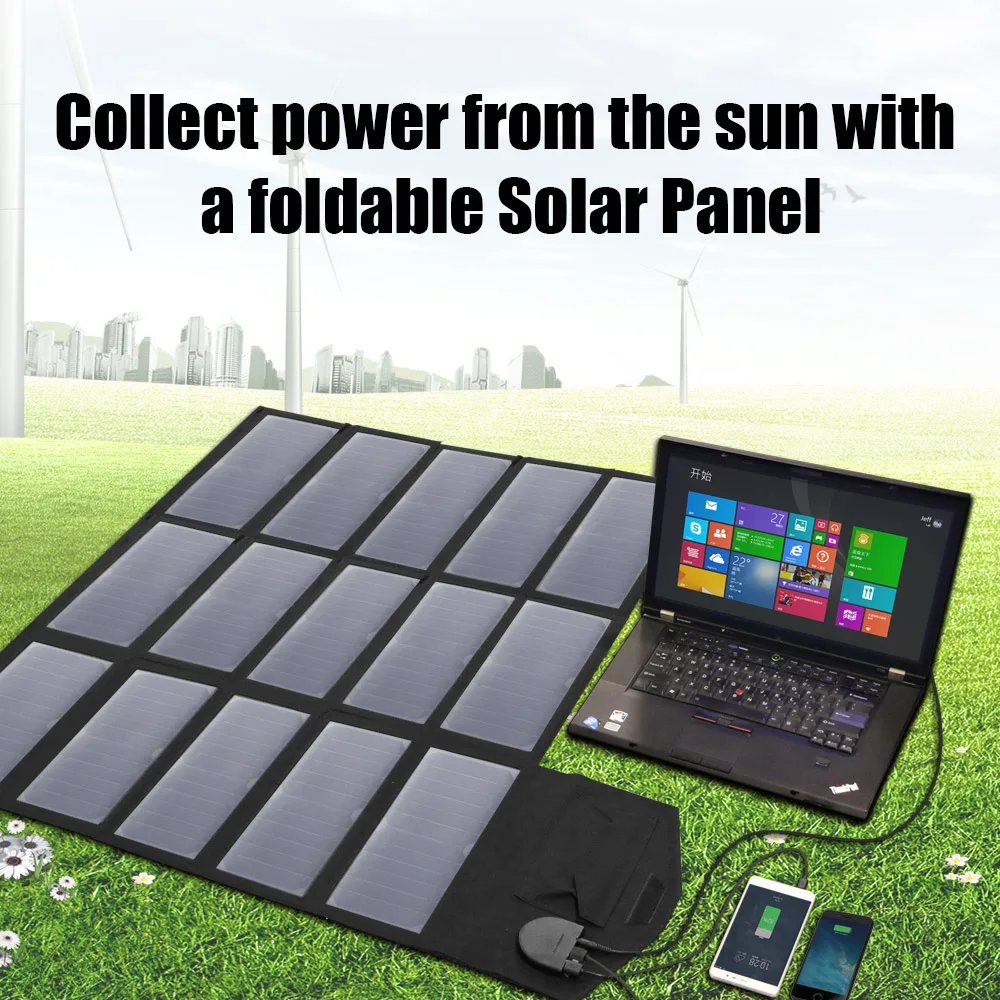 Портативное зарядное устройство на солнечной батарее ALL POWER S 100 Вт 18 в 12 В |