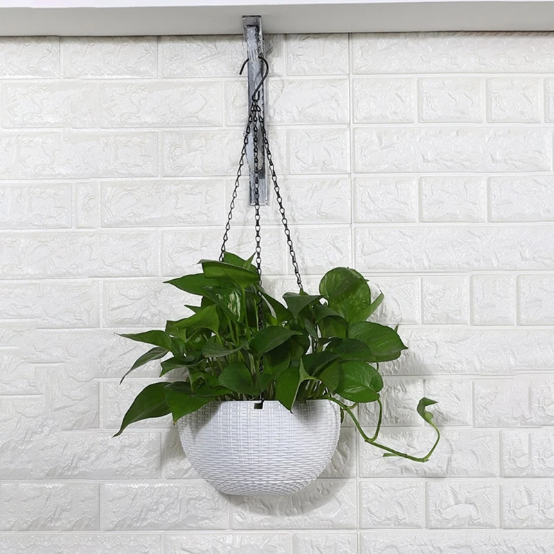 B0KB Round Plastic Flower Pot Chain Hanging Planter Basket Home Garden Fence Balcony Plant Flowerpot Decor
B0KB Round Plastic Flower Pot Chain Hanging Planter Basket Home Garden Fence Balcony Plant Flowerpot Decor