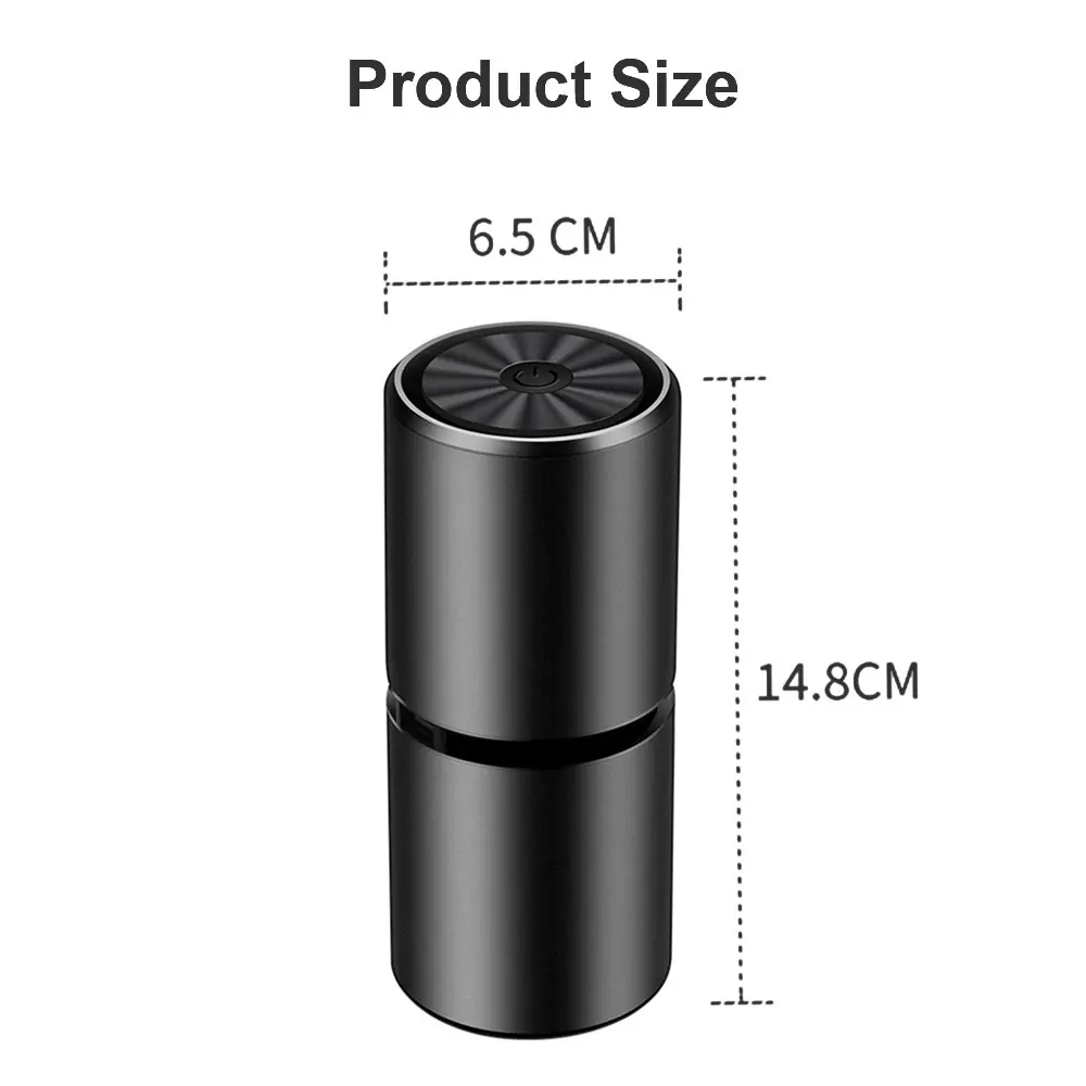 Car Air purifier Freshener Aluminium Alloy USB charge Negative ion Car Deodorization Rechargeable For Auto Home Office 
Car Air purifier Freshener Aluminium Alloy USB charge Negative ion Car Deodorization Rechargeable For Auto Home Office