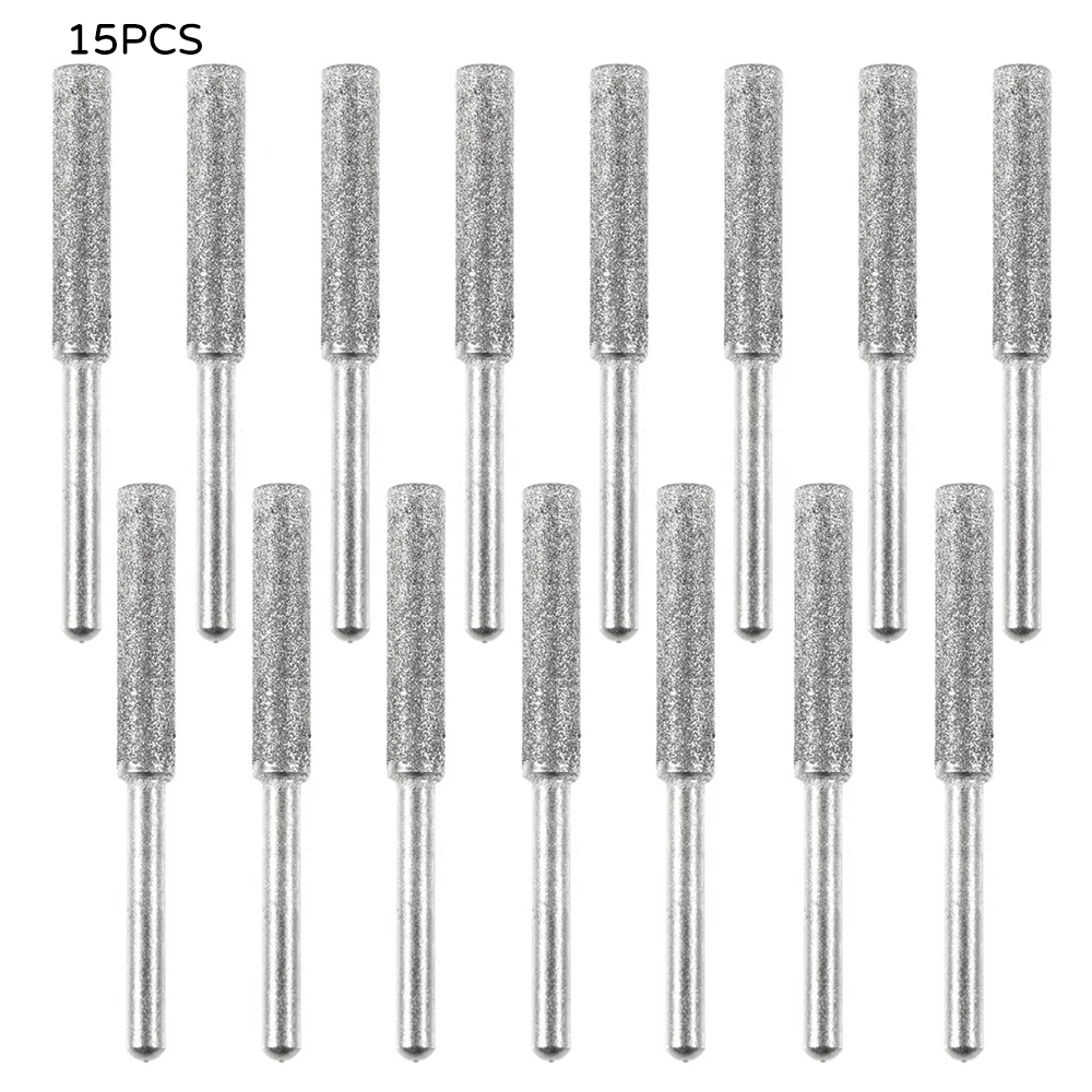 15pcs Quality Silver Chainsaw Emery Diamond Grinding Head Polishing Tool Chain Saw Sharpening Durable Burr File Chain Saw
15pcs Quality Silver Chainsaw Emery Diamond Grinding Head Polishing Tool Chain Saw Sharpening Durable Burr File Chain Saw
