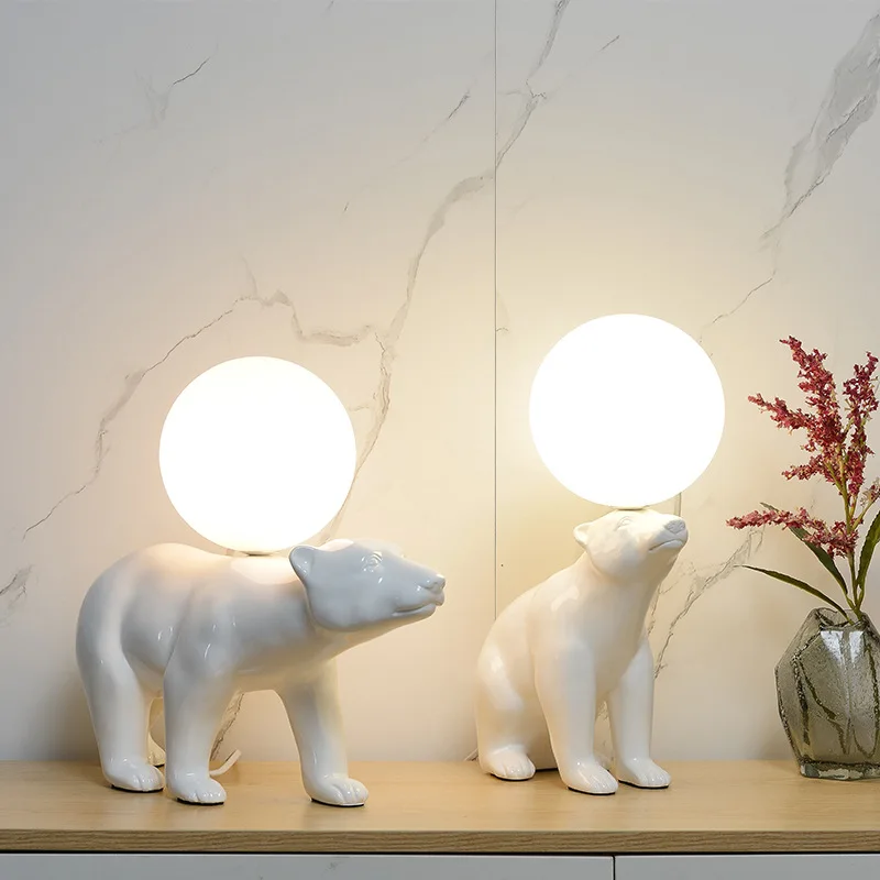 Bear Table Lamp Animal Children's Room Theme Room Living Room Bedroom Bedside Creative Decorative Table Lamp Net Red Light
Bear Table Lamp Animal Children's Room Theme Room Living Room Bedroom Bedside Creative Decorative Table Lamp Net Red Light