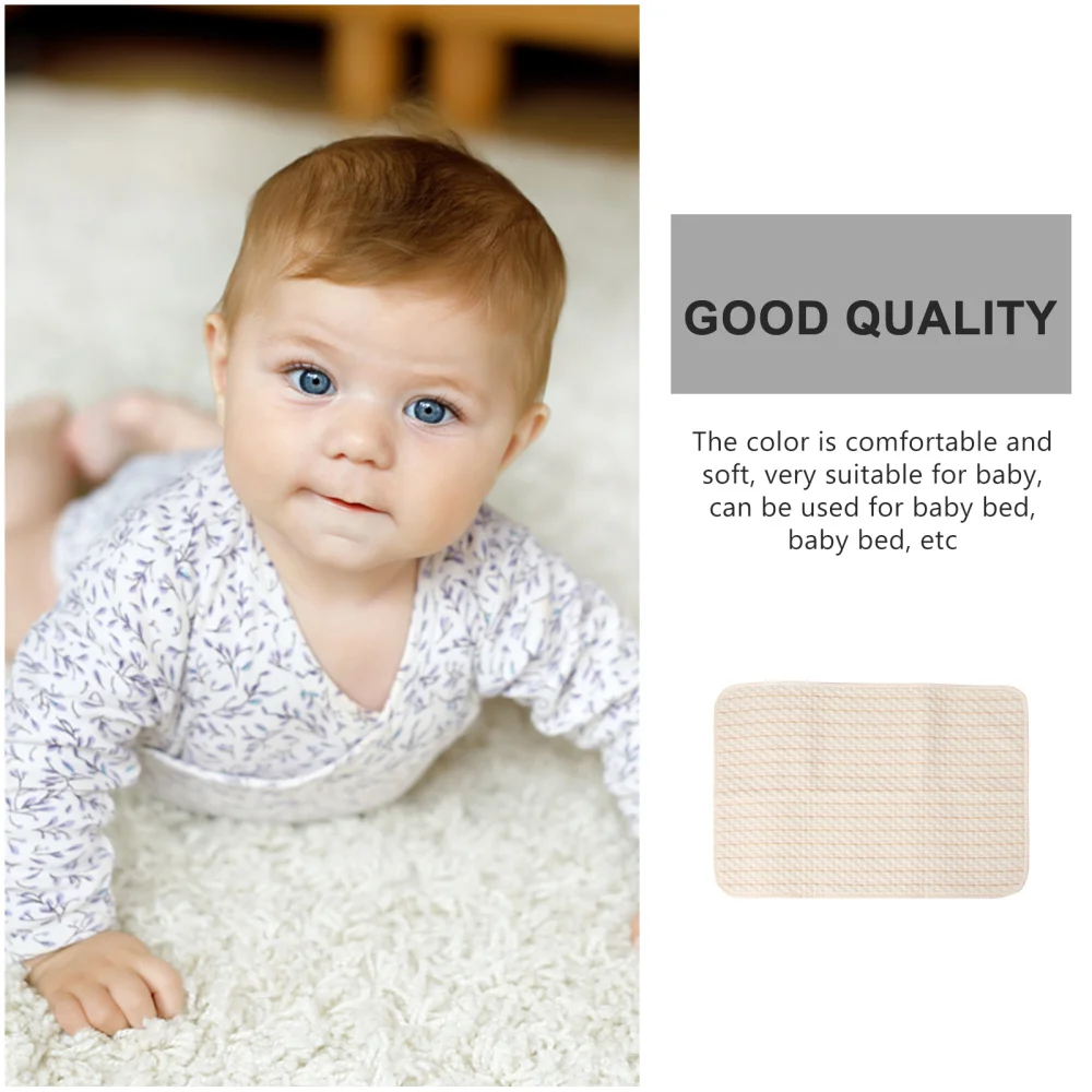 1pc Infant Piss Mat Breathable Urine Changing Pad Cotton Bed Pad (Beige)
1pc Infant Piss Mat Breathable Urine Changing Pad Cotton Bed Pad (Beige)