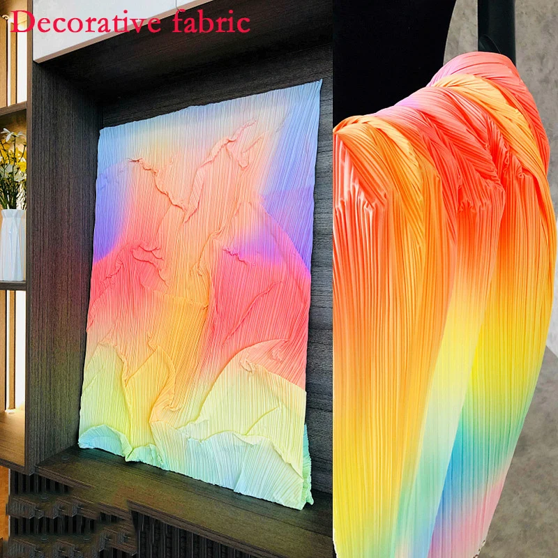 Текстурные складки Su Fuer ручной работы, градиентная цветная фоновая ткань, декоративная живопись, дизайнерские ткани, продаются измерителем...
Текстурные складки Su Fuer ручной работы, градиентная цветная фоновая ткань, декоративная живопись, дизайнерские ткани, продаются измерителем...