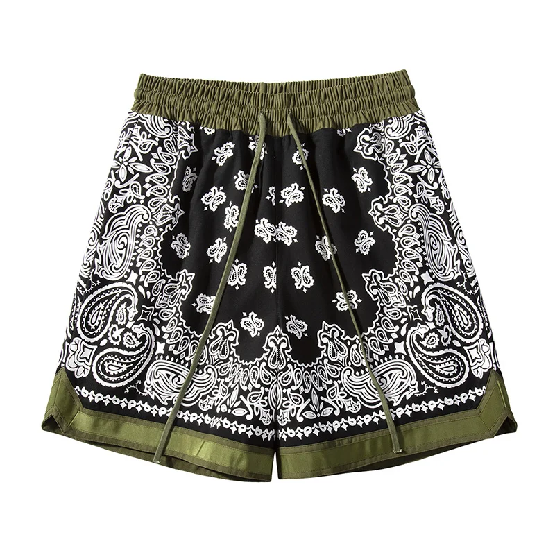 Retro Cashew Flowers Casual Shorts Summer Streetwear Fashion Patchwork Knee-length Men Women Paisley Printing Sweat Shorts
Retro Cashew Flowers Casual Shorts Summer Streetwear Fashion Patchwork Knee-length Men Women Paisley Printing Sweat Shorts