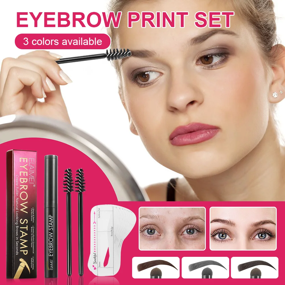 Eyebrow Stamp and Stencil Kit Waterproof Long Lasting Eyebrow Stamp Shaping Tool Hairline Shadow Powder for Women Cosmetics
Eyebrow Stamp and Stencil Kit Waterproof Long Lasting Eyebrow Stamp Shaping Tool Hairline Shadow Powder for Women Cosmetics