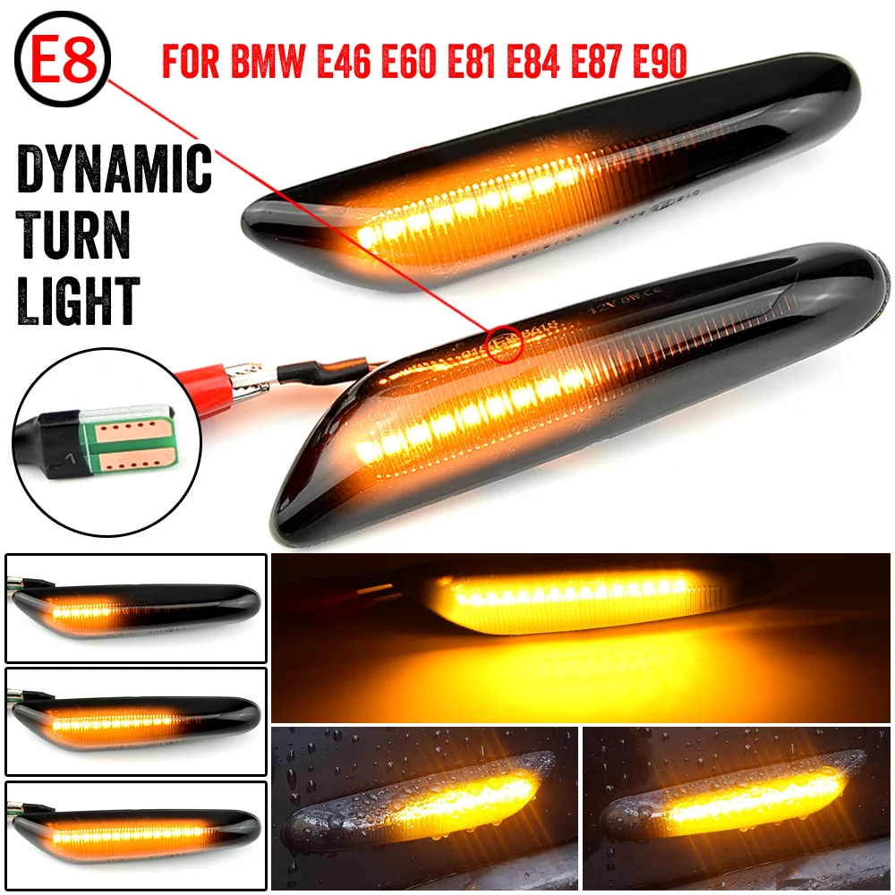 2 pieces Led Dynamic Side Marker Turn Signal Light Indicator Blinker Lamp Signal Lamp For BMW E90 E91 E92 E93 E60 E87 E82 E46
2 pieces Led Dynamic Side Marker Turn Signal Light Indicator Blinker Lamp Signal Lamp For BMW E90 E91 E92 E93 E60 E87 E82 E46