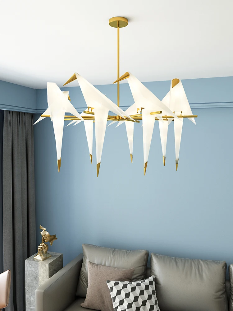 Nordic Chandelier Thousand Paper Cranes Art Postmodern Simple Living Room Bedroom Dining Decorative Lamp Light Luxury
Nordic Chandelier Thousand Paper Cranes Art Postmodern Simple Living Room Bedroom Dining Decorative Lamp Light Luxury