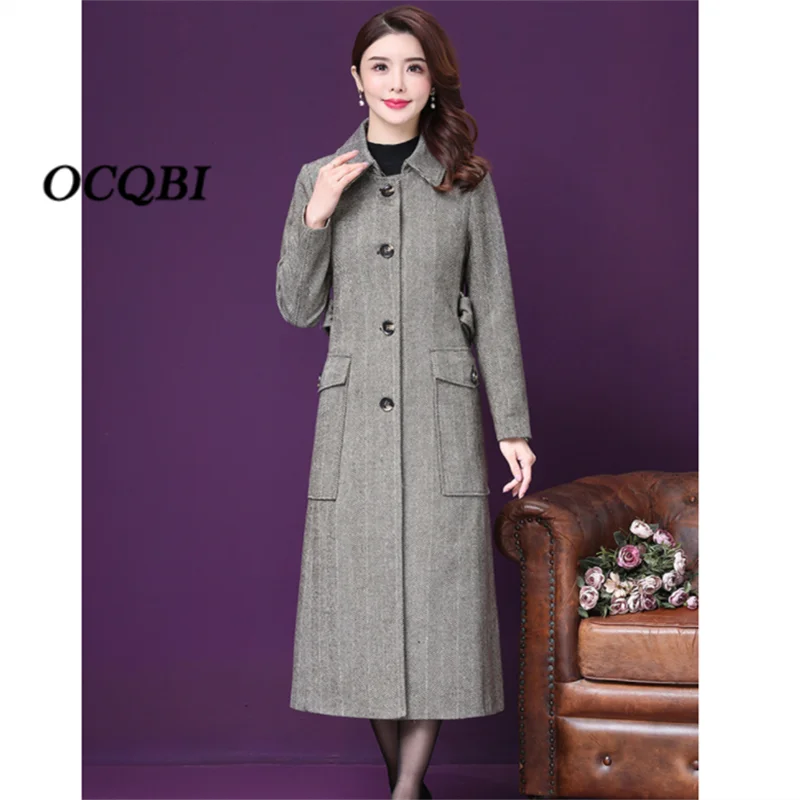 Wool Long Coat Winter Coat Women 2019 Plus Size Elegant Vintage Fashion Korean Pockets Coat
Wool Long Coat Winter Coat Women 2019 Plus Size Elegant Vintage Fashion Korean Pockets Coat