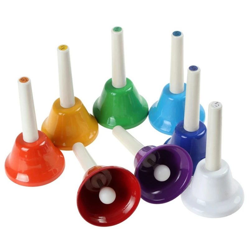 Набор металлических ручных колокольчиков IRIN 8Pcs 8 Note Diatonic перкуссионный