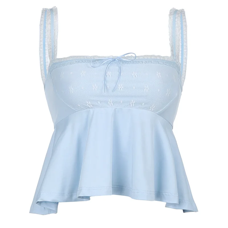 y2k Top Women Cami e girl y2k Clothes Fashion 2000s Aesthetic Women Sexy Backless Mesh Stitching Cute Lace Crop Tank Top
y2k Top Women Cami e girl y2k Clothes Fashion 2000s Aesthetic Women Sexy Backless Mesh Stitching Cute Lace Crop Tank Top