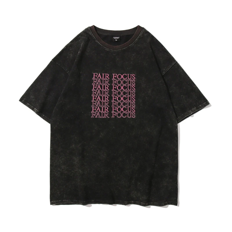 Retro T Shirt Wash Do Old Letter Embroidered Short-sleeved T-shirt Dark Wind Street Loose Five-sleeve Oversized T Shirt
Retro T Shirt Wash Do Old Letter Embroidered Short-sleeved T-shirt Dark Wind Street Loose Five-sleeve Oversized T Shirt