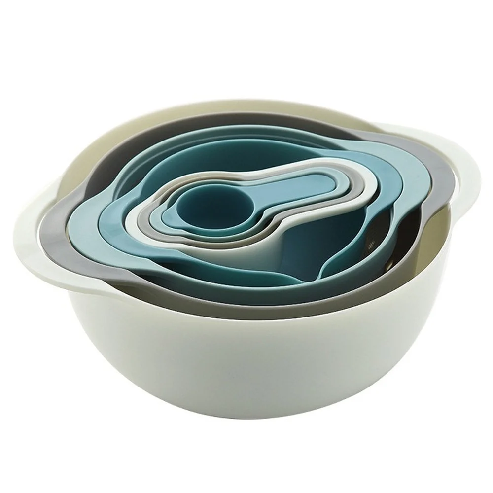 Baking tool combination set creative rainbow spoon plastic weight cup 8 pieces of multi-function washing basket powder screen
Baking tool combination set creative rainbow spoon plastic weight cup 8 pieces of multi-function washing basket powder screen