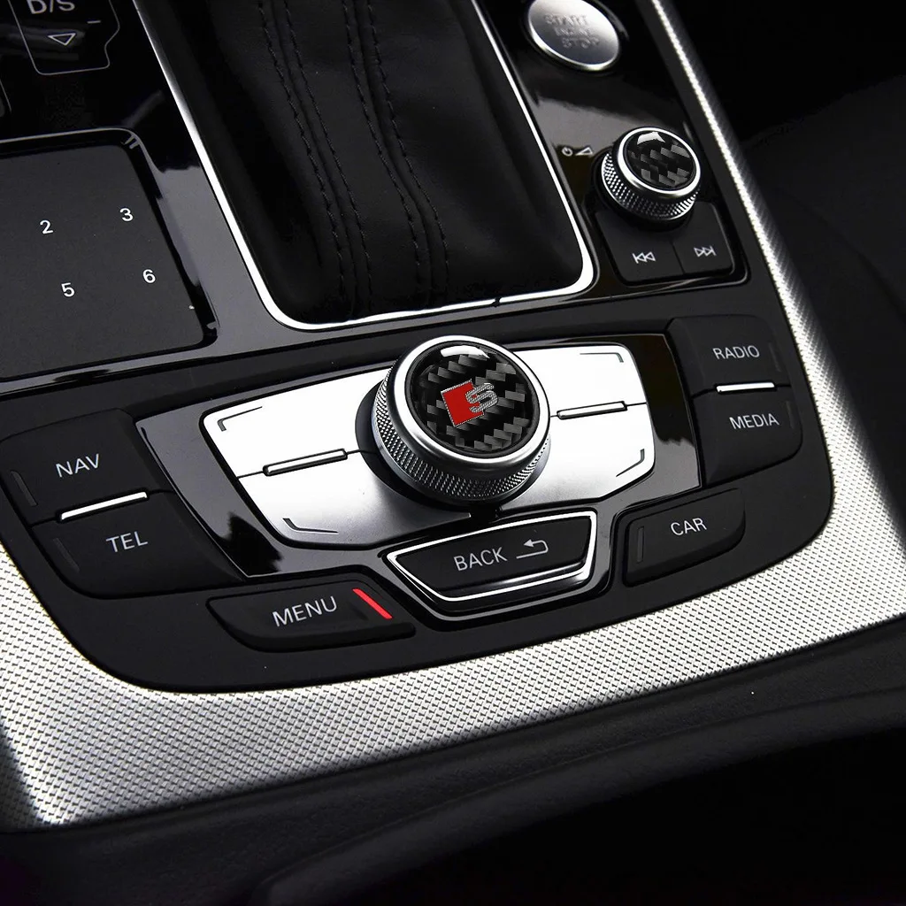 Car Center Console Knob Carbon Fiber Stickers For Audi A6 A7 2012-2018 Automotive Interior Stickers
Car Center Console Knob Carbon Fiber Stickers For Audi A6 A7 2012-2018 Automotive Interior Stickers