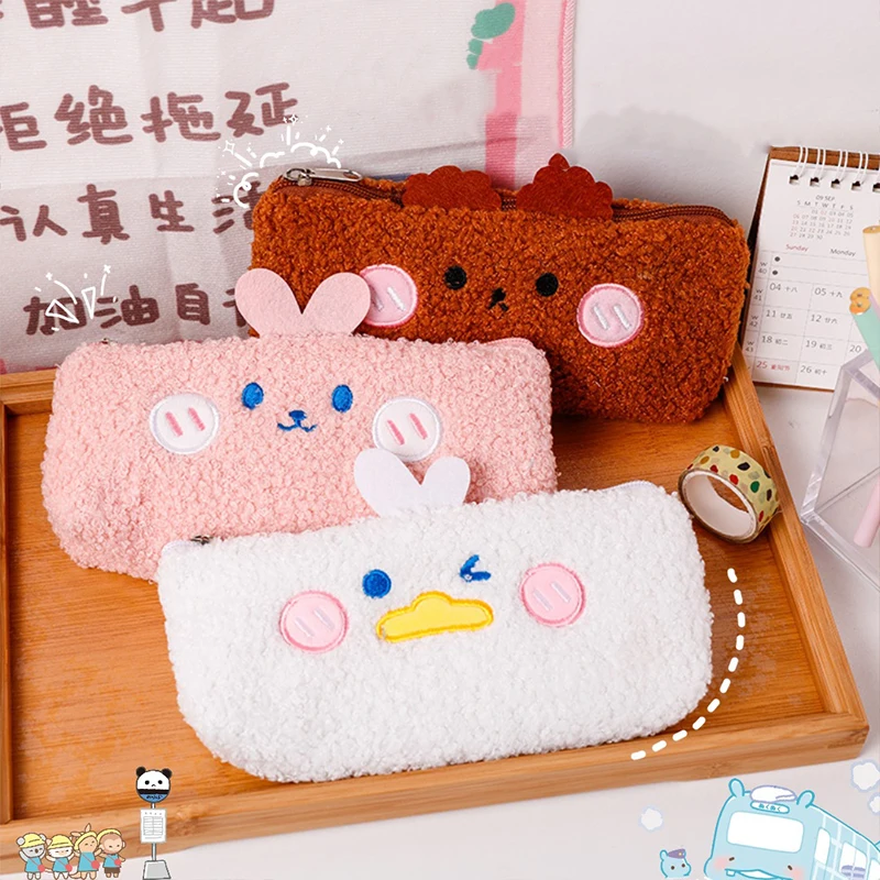 Kawaii Cartoon Animals Plush Pouch Pencil Case Bag Key Chain Coin Purse Wallet Case Pouch Bag School Supplies Gift
Kawaii Cartoon Animals Plush Pouch Pencil Case Bag Key Chain Coin Purse Wallet Case Pouch Bag School Supplies Gift