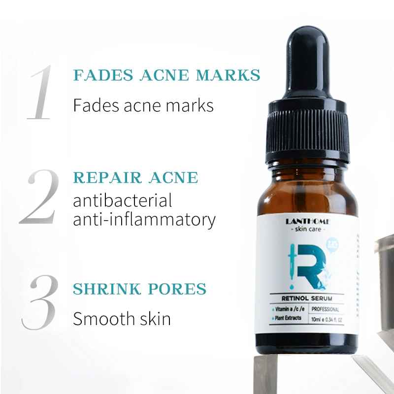10ml Retinol undiluted anti-wrinkle serum can remove dark spots, collagen serum, and whiten facial serum
10ml Retinol undiluted anti-wrinkle serum can remove dark spots, collagen serum, and whiten facial serum