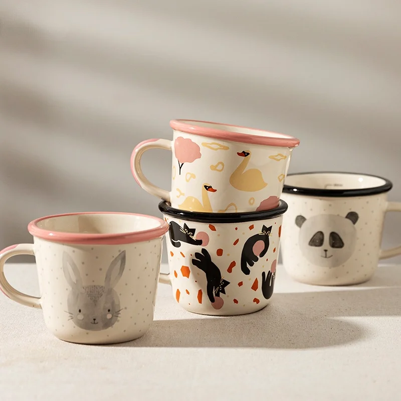 350ml Cartoon Curled Ceramic Milk Mug Handgrip Scale Cups Home Office Water Coffee Cup Creative Kitchen Drinkware Birthday Gift
350ml Cartoon Curled Ceramic Milk Mug Handgrip Scale Cups Home Office Water Coffee Cup Creative Kitchen Drinkware Birthday Gift