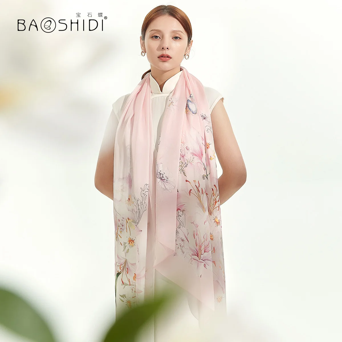 ★butterfly mulberry silk scarf female spring and summer long thin type of silk chiffon shawl scarf/summer like painting
★butterfly mulberry silk scarf female spring and summer long thin type of silk chiffon shawl scarf/summer like painting