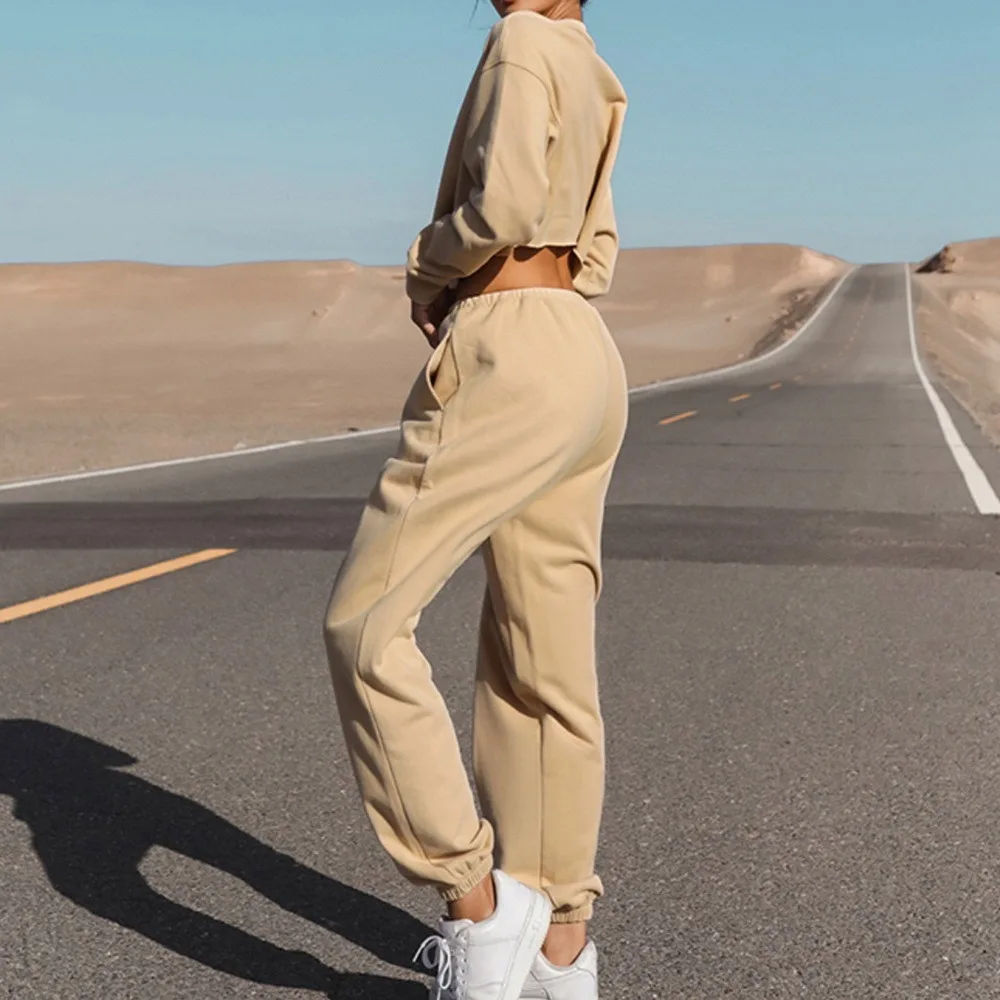 Oeak Women Sports 2 Pieces Set Sweatshirts Pullover Hoodies Pants Suit Sweatpants Trousers Outfits Solid Casual Tracksuit
Oeak Women Sports 2 Pieces Set Sweatshirts Pullover Hoodies Pants Suit Sweatpants Trousers Outfits Solid Casual Tracksuit