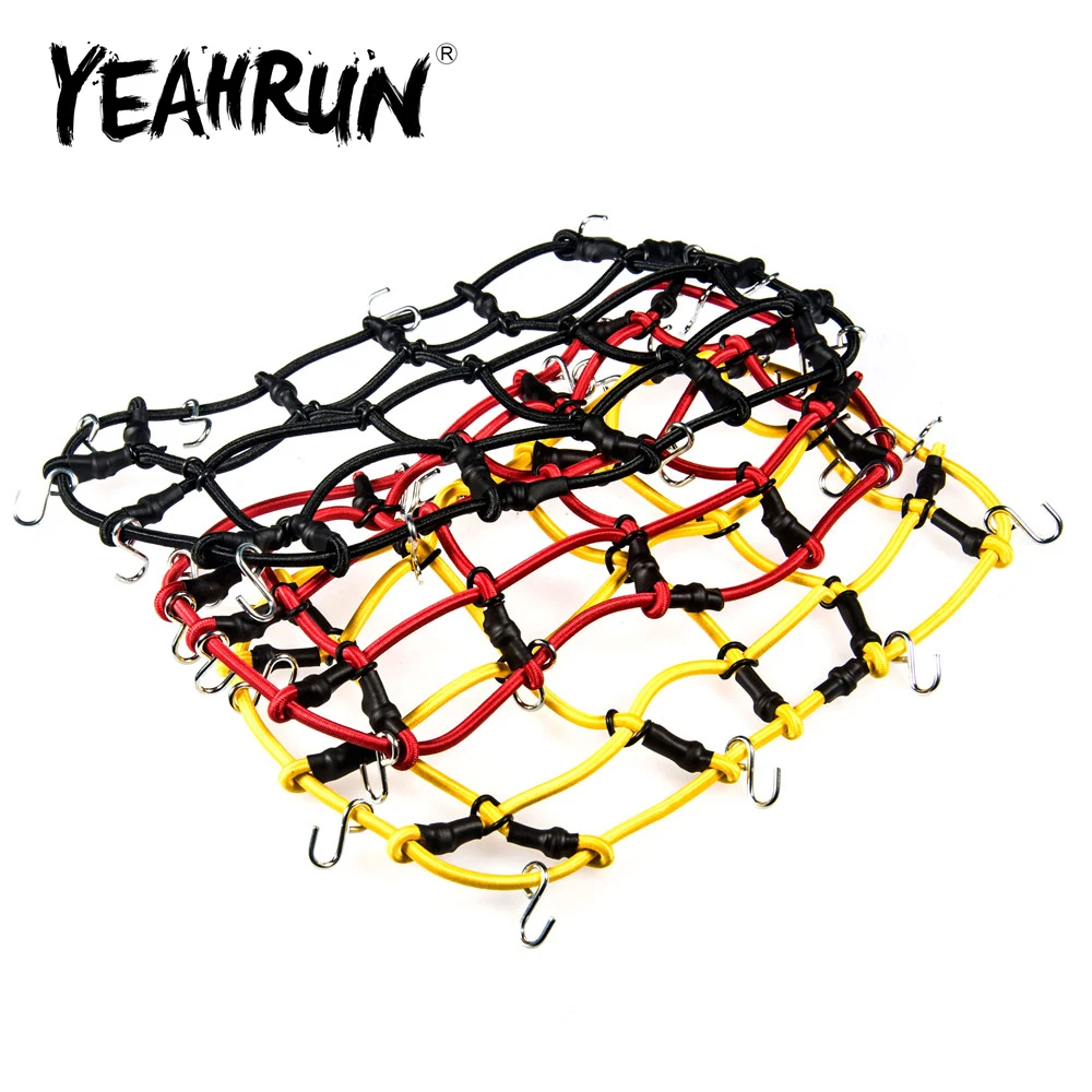YEAHRUN Elastic Luggage Net with Hook for Axial SCX10 90046 D90 Tamiya CC01 1:10 RC Crawler Car
YEAHRUN Elastic Luggage Net with Hook for Axial SCX10 90046 D90 Tamiya CC01 1:10 RC Crawler Car