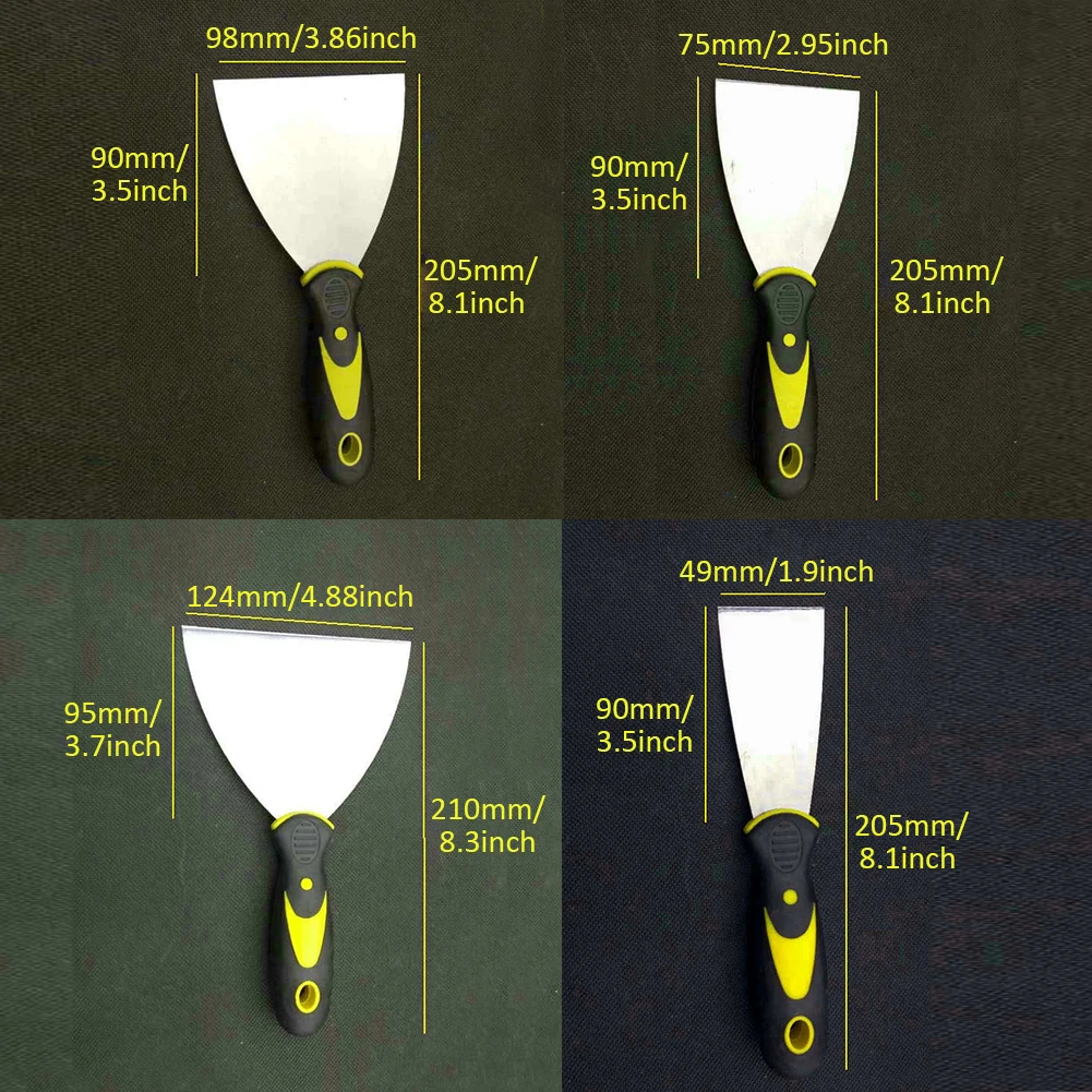 4pcs/set Manual Construction Tools Putty Shovel DIY Drywall Finishing Thickened Spackle Plaster Scraping Reusable Metal Scraper
4pcs/set Manual Construction Tools Putty Shovel DIY Drywall Finishing Thickened Spackle Plaster Scraping Reusable Metal Scraper